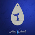 Whale Tail 2 stencil