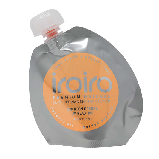 IroIro Premium Semi-Permanent Hair Color 4oz - 320 UV Neon Orange