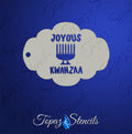 Joyous Kwanzaa stencil