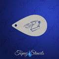 Winding Arrow stencil