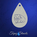 Wombat stencil