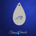 Carolina Panthers stencil