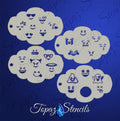 Emoji Set stencil