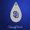 San Diego Padres stencil