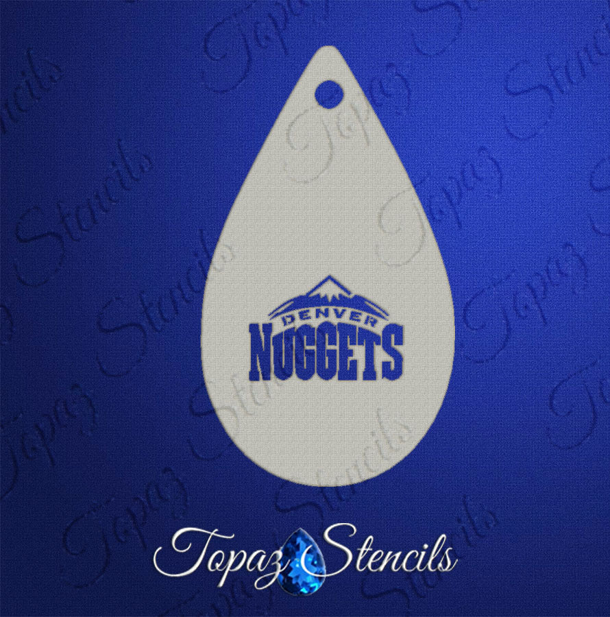Denver Nuggets stencil