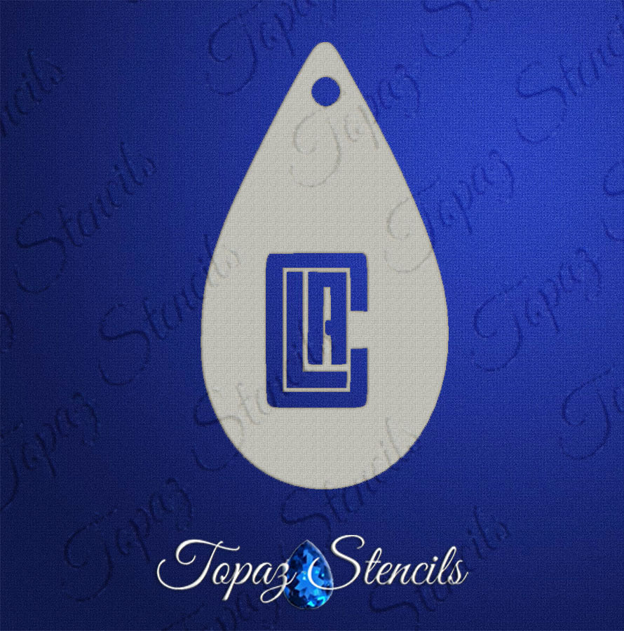 LA Clippers stencil