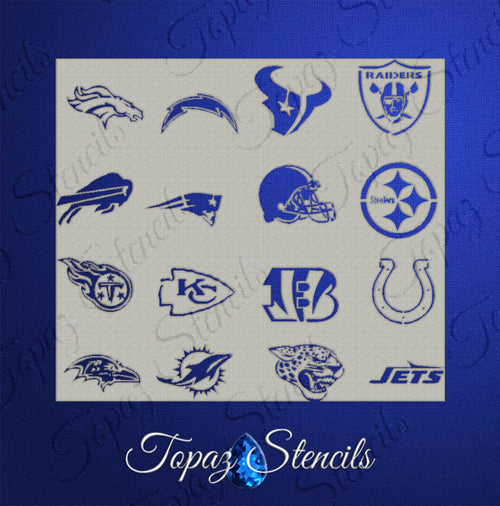 AFC Teams stencil
