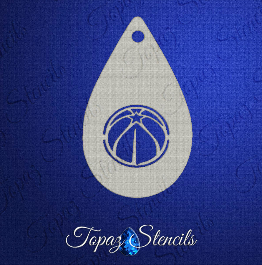 Washington Wizards stencil