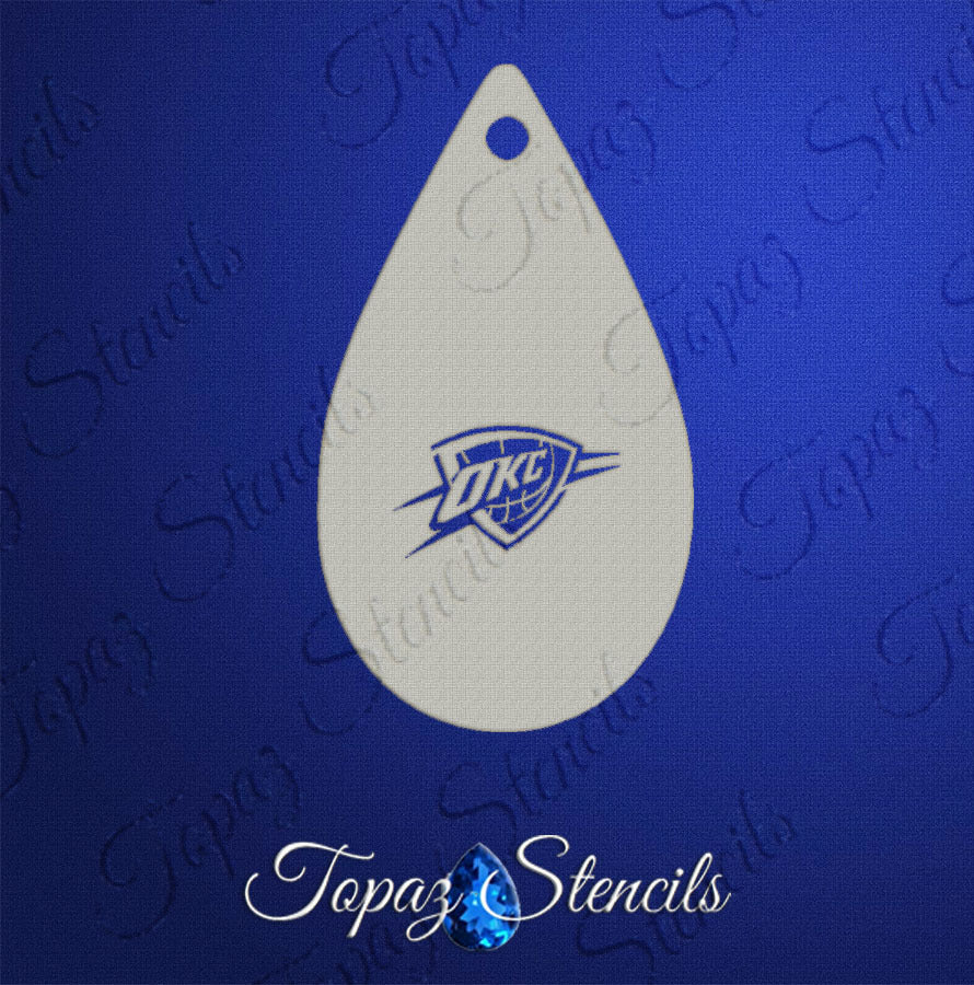 Oklahoma City Thunder stencil