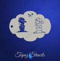 T's Snowman stencil