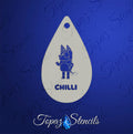 Bluey's Mum stencil