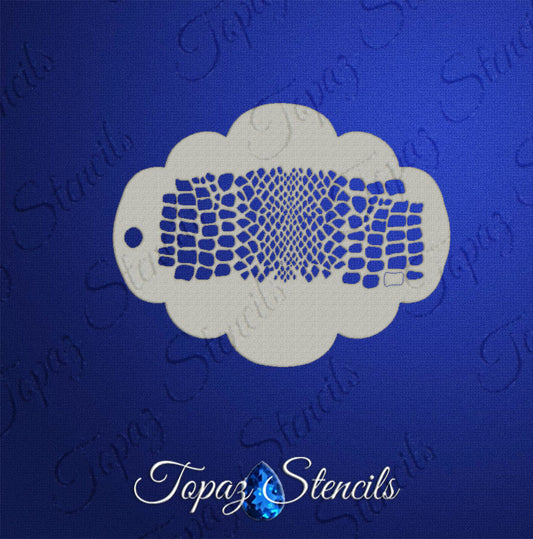 Reptile Scales Stencil