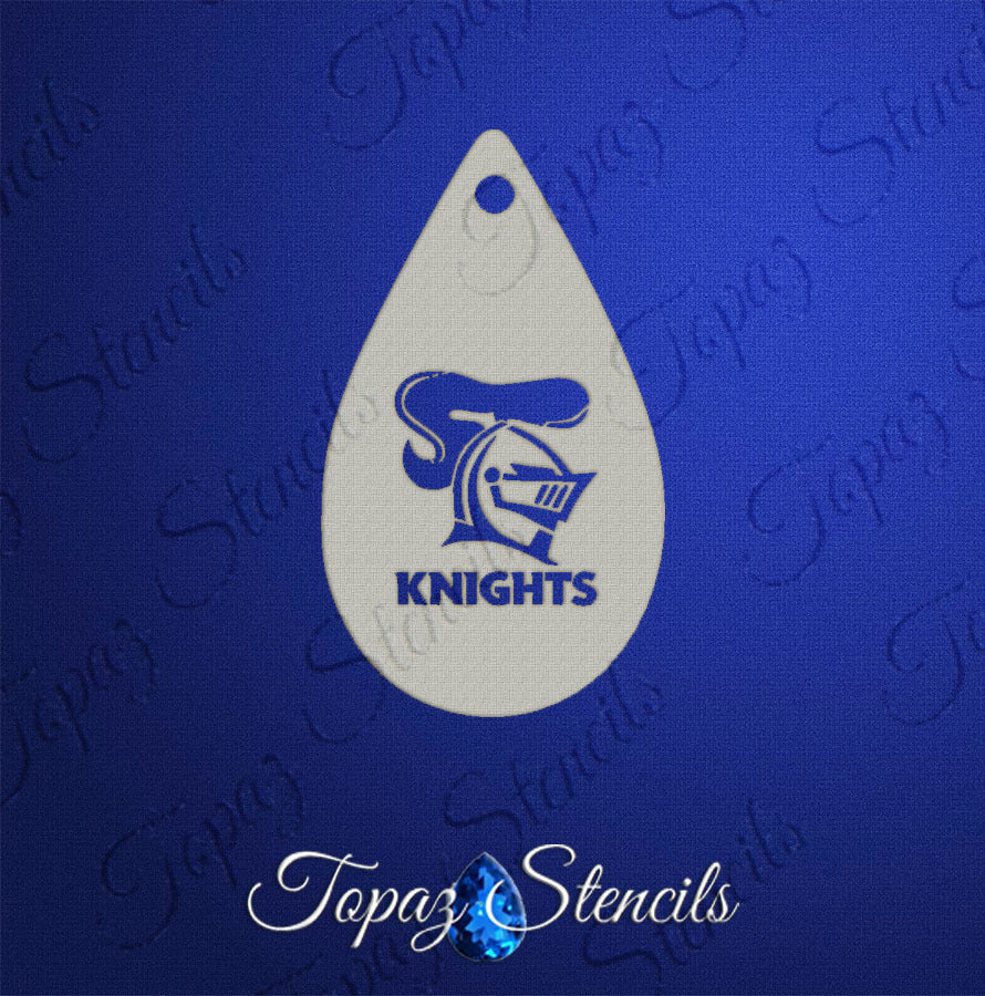 NRL Knights stencil