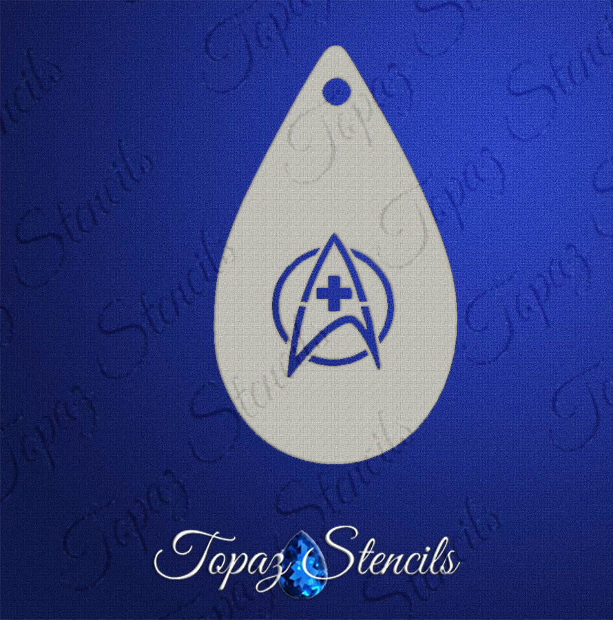 Star Trek Medical Insignia Stencil