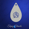 Star Trek Command Insignia stencil