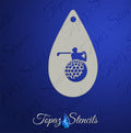 Golfer and Ball stencil