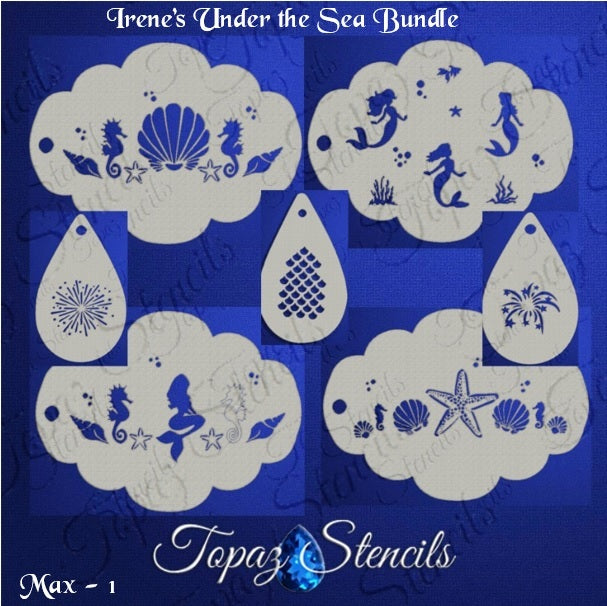 Irene's Under the Sea Bundle Stencil