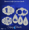 Tamina's Graffiti Snowman Bundle stencil