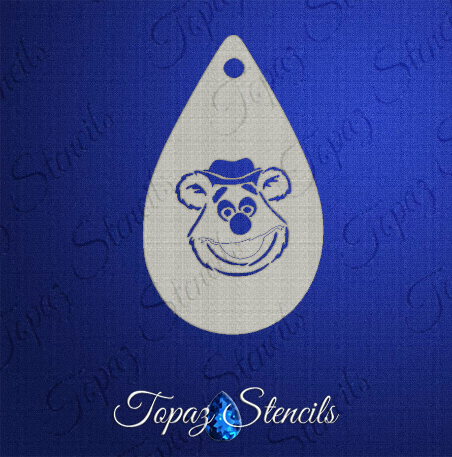Fozzie Bear stencil