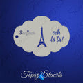 Eiffel Tower stencil