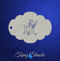 Banzai Hyena stencil