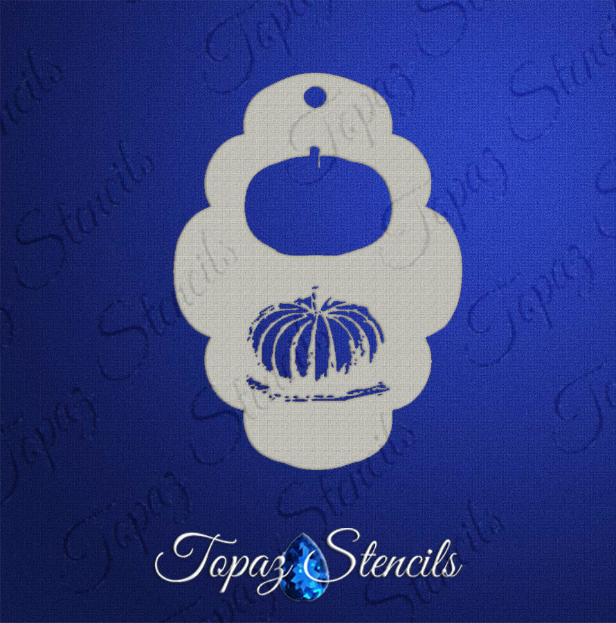 Detailed Pumpkin stencil