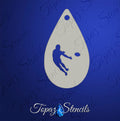 Rugby Catch stencil