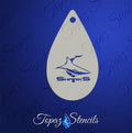 NRL Sharks stencil