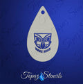 NRL Warriors stencil