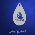 NRL Titans stencil