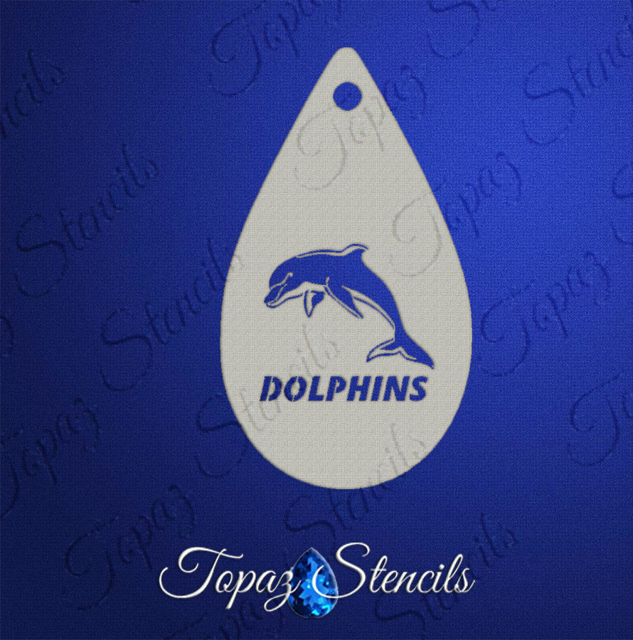 NRL Dolphins stencil
