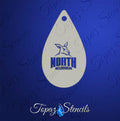 AFL North Melbourne Kangaroos stencil
