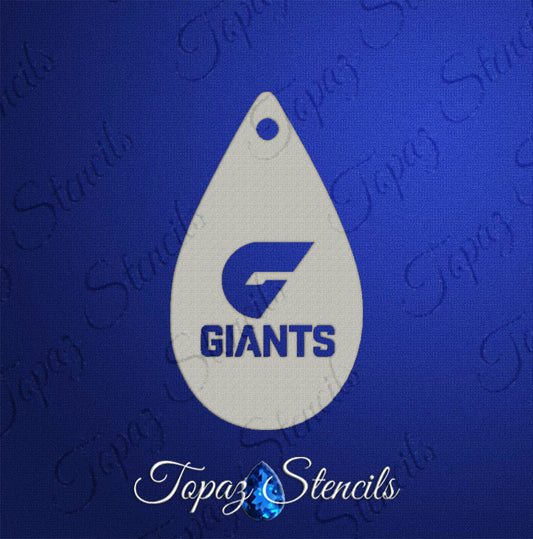 AFL GSW Giants Stencil