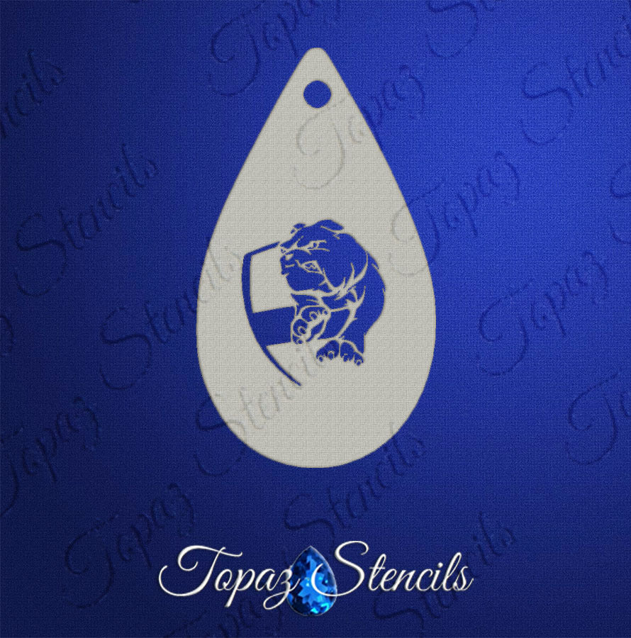 AFL Western Bulldogs stencil