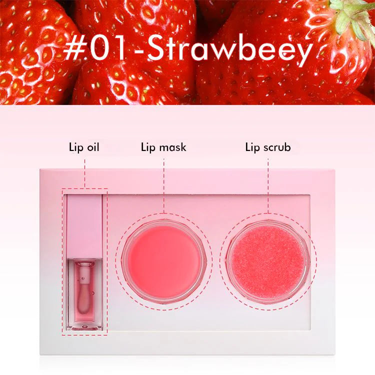 Graveyard Kiss - Lip Scrub Kit - Strawberry