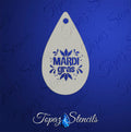 Mardi Gras stencil