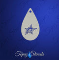 Dallas Stars stencil