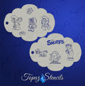 Smurfs Set stencil
