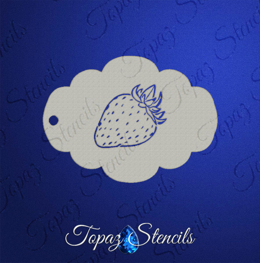 Strawberry stencil