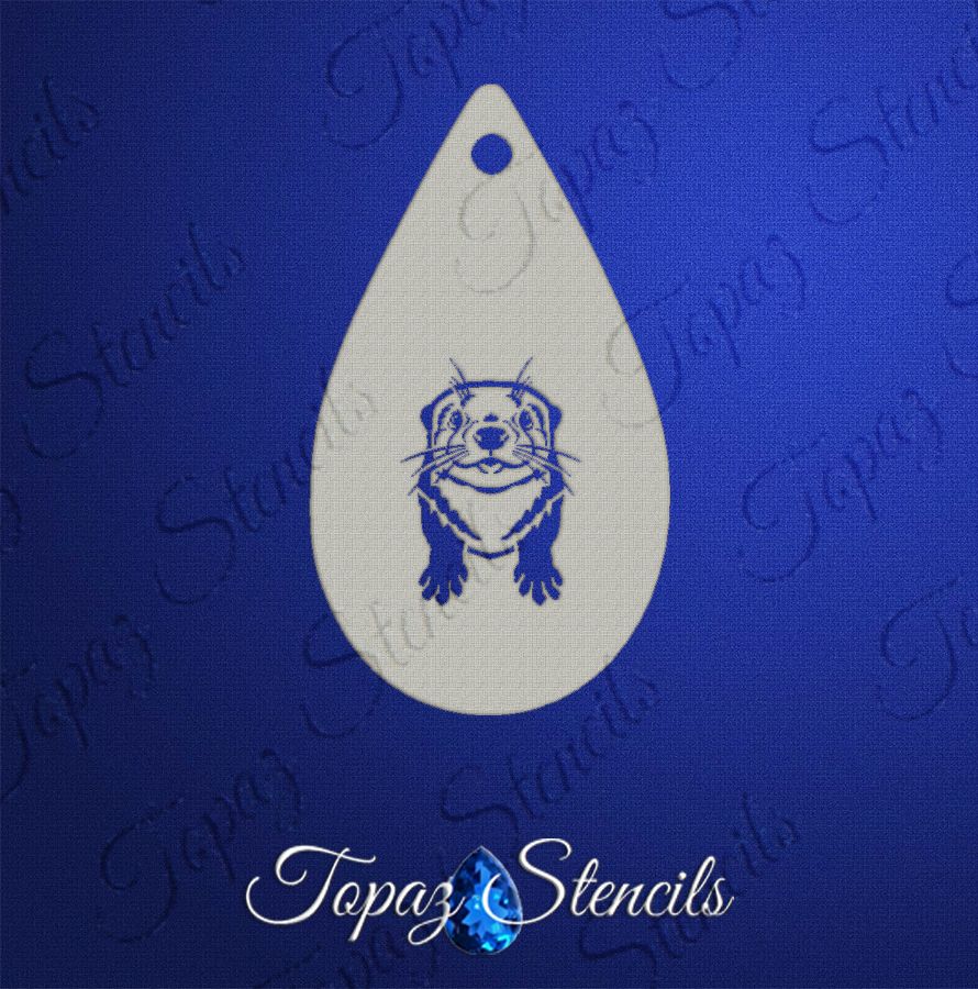 Otter stencil