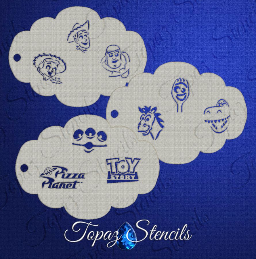 Toy Story Collection stencil
