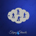 Toy Army Men stencil