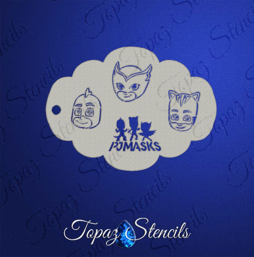 PJ Masks stencil