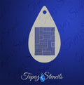 Teak stencil