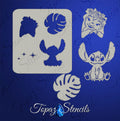 Stitch and Lilo stencil