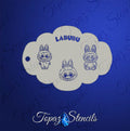 Labubu stencil