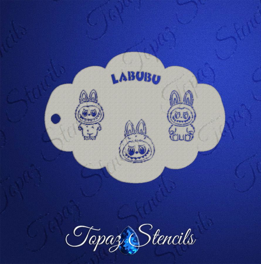 Labubu stencil