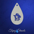 Cowgirl stencil
