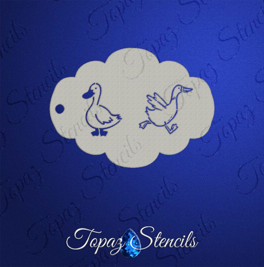 Geese stencil