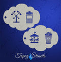 Carnival Set stencil
